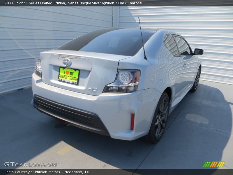 Series Unique Silver Ignition / Dark Charcoal 2014 Scion tC Series Limited Edition