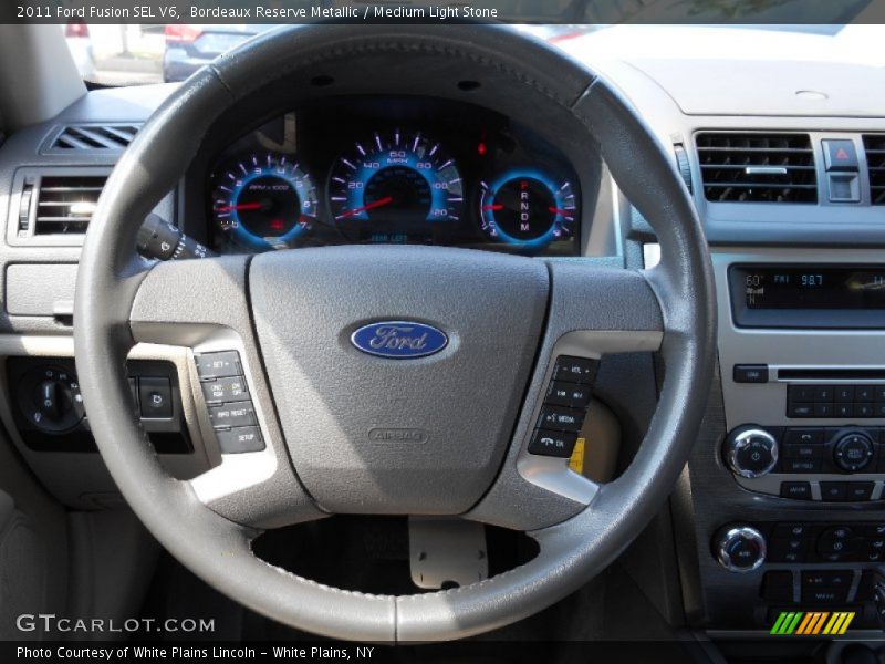 Bordeaux Reserve Metallic / Medium Light Stone 2011 Ford Fusion SEL V6