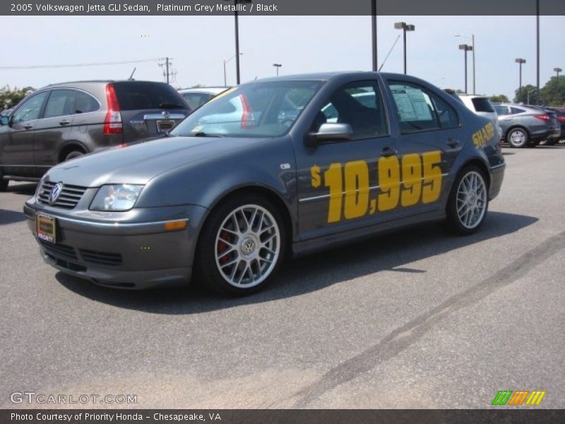 Platinum Grey Metallic / Black 2005 Volkswagen Jetta GLI Sedan