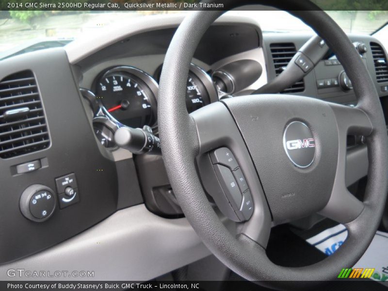 Quicksilver Metallic / Dark Titanium 2014 GMC Sierra 2500HD Regular Cab