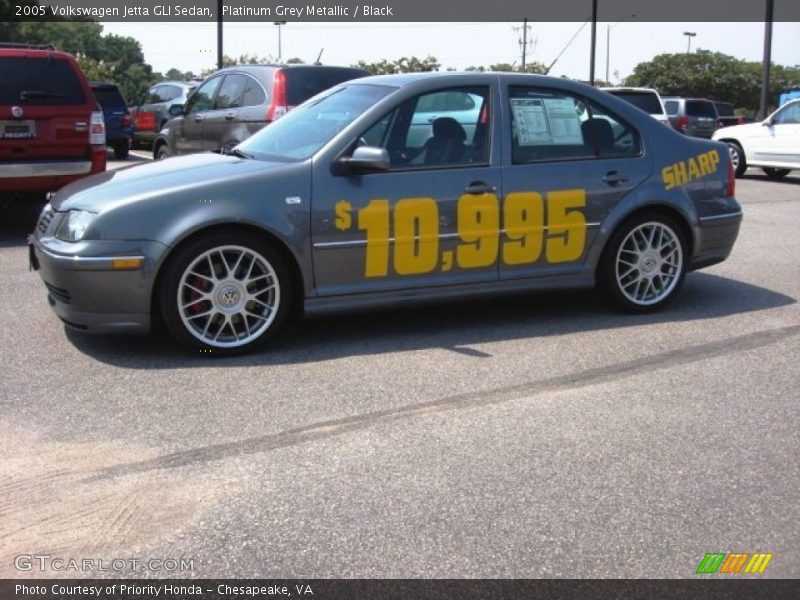 Platinum Grey Metallic / Black 2005 Volkswagen Jetta GLI Sedan