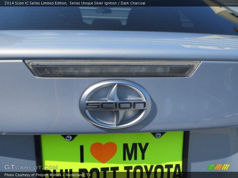 Series Unique Silver Ignition / Dark Charcoal 2014 Scion tC Series Limited Edition