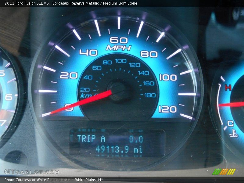 Bordeaux Reserve Metallic / Medium Light Stone 2011 Ford Fusion SEL V6
