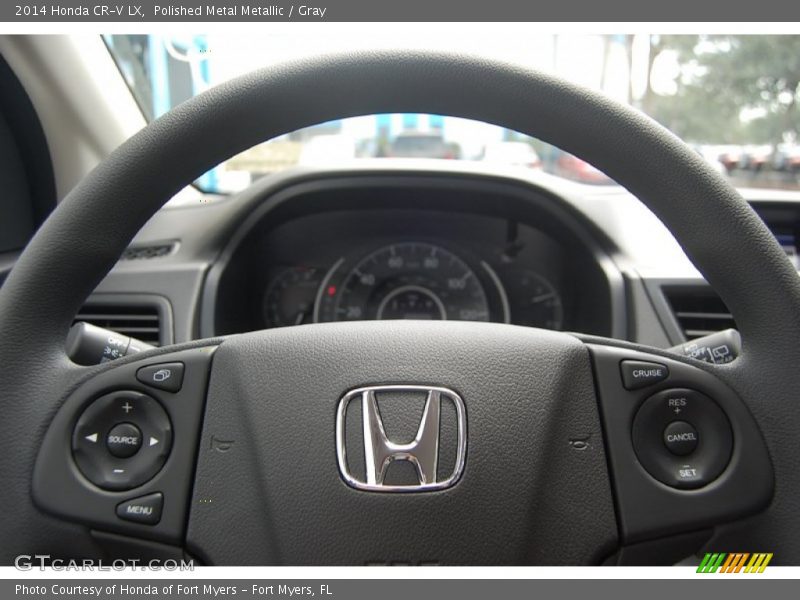 Polished Metal Metallic / Gray 2014 Honda CR-V LX