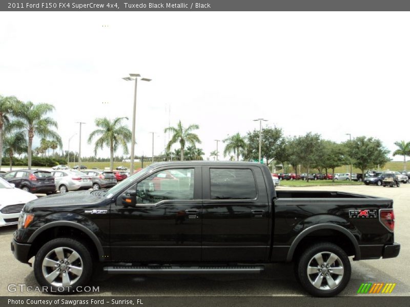 Tuxedo Black Metallic / Black 2011 Ford F150 FX4 SuperCrew 4x4