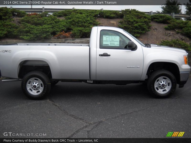 Quicksilver Metallic / Dark Titanium 2014 GMC Sierra 2500HD Regular Cab 4x4
