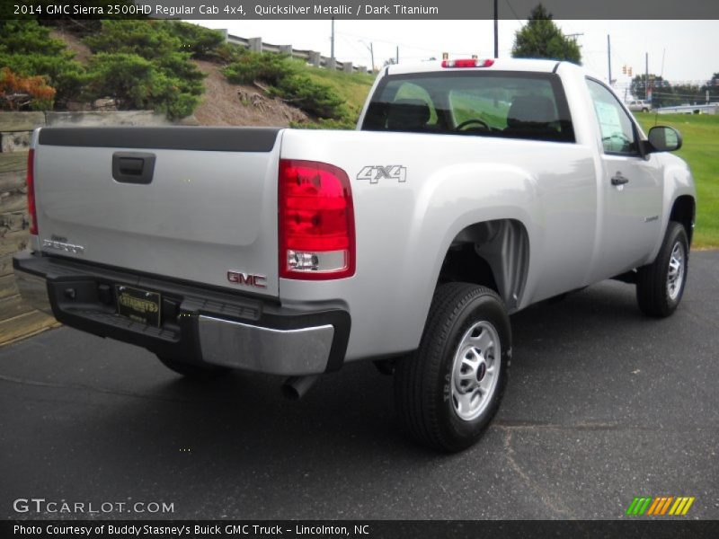 Quicksilver Metallic / Dark Titanium 2014 GMC Sierra 2500HD Regular Cab 4x4