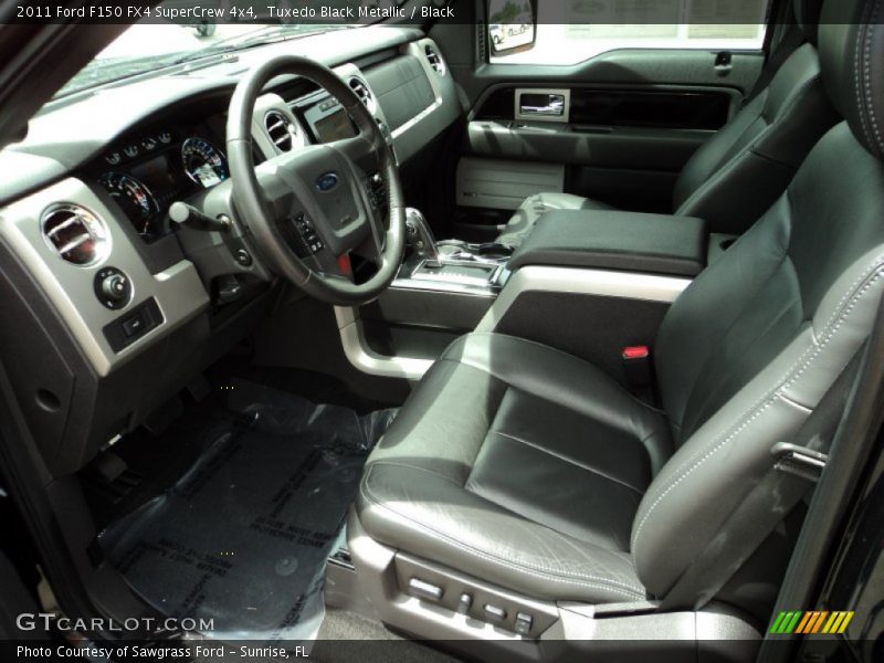 Tuxedo Black Metallic / Black 2011 Ford F150 FX4 SuperCrew 4x4