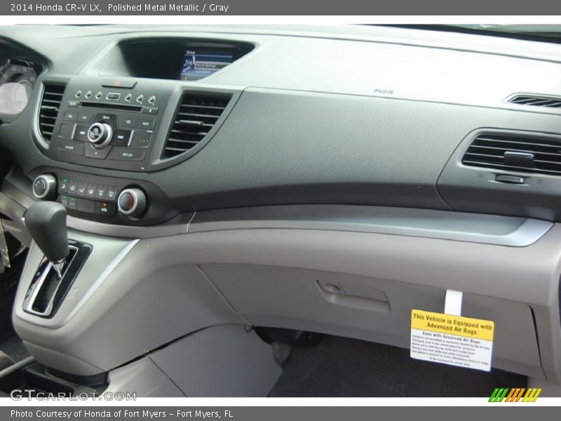 Polished Metal Metallic / Gray 2014 Honda CR-V LX