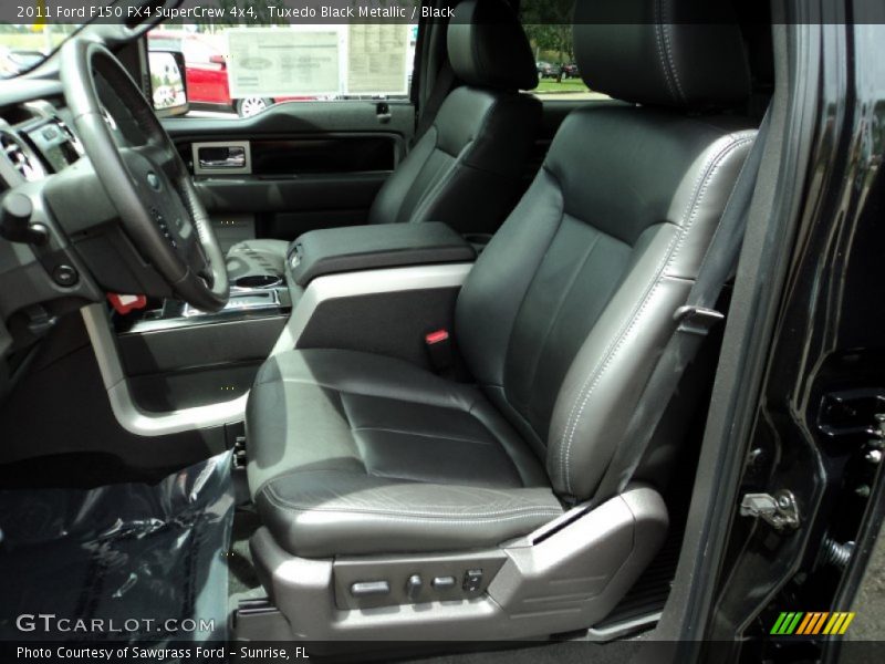Tuxedo Black Metallic / Black 2011 Ford F150 FX4 SuperCrew 4x4