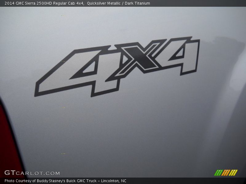 Quicksilver Metallic / Dark Titanium 2014 GMC Sierra 2500HD Regular Cab 4x4
