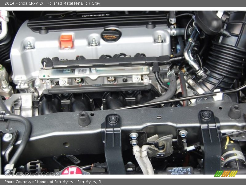 Polished Metal Metallic / Gray 2014 Honda CR-V LX