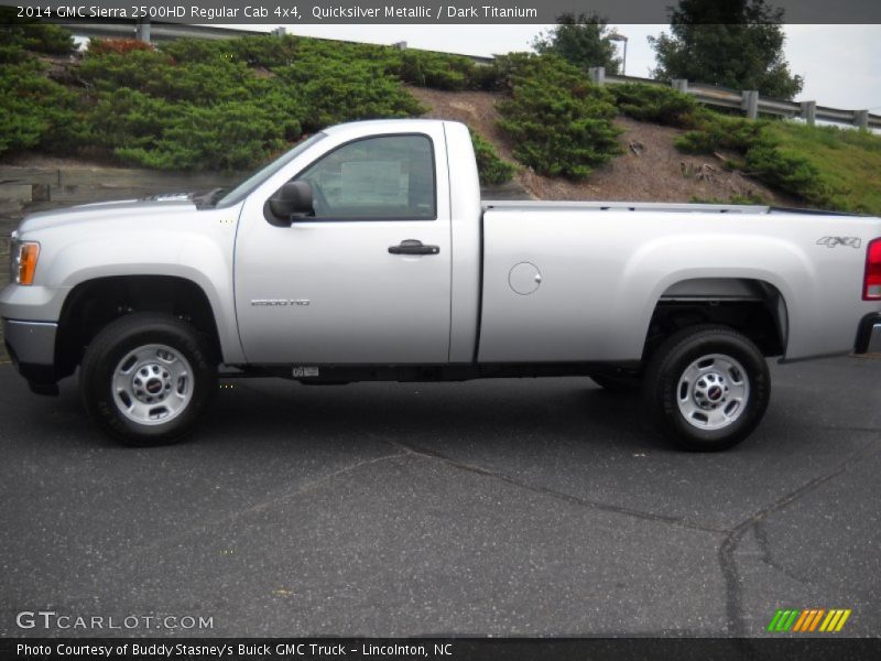 Quicksilver Metallic / Dark Titanium 2014 GMC Sierra 2500HD Regular Cab 4x4