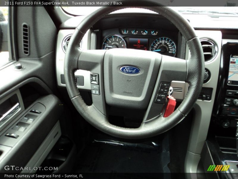 Tuxedo Black Metallic / Black 2011 Ford F150 FX4 SuperCrew 4x4