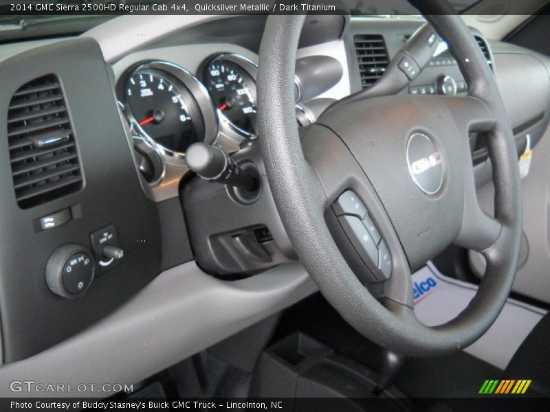 Quicksilver Metallic / Dark Titanium 2014 GMC Sierra 2500HD Regular Cab 4x4
