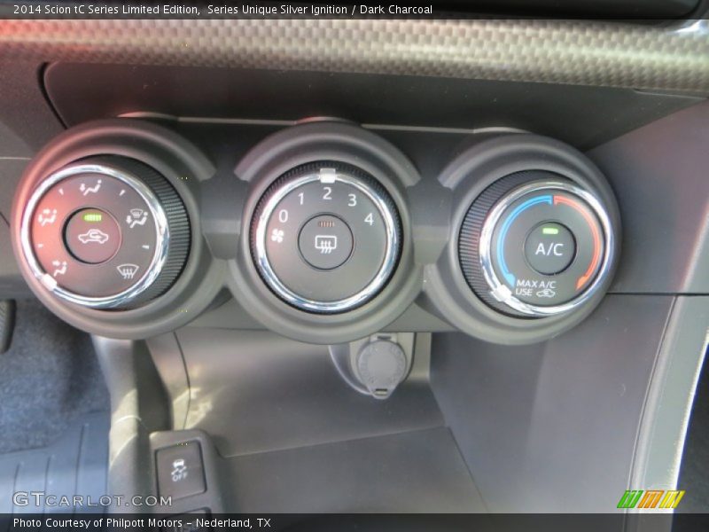 Controls of 2014 tC Series Limited Edition