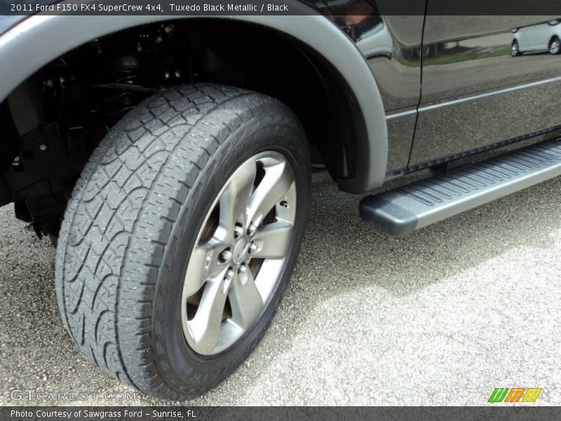 Tuxedo Black Metallic / Black 2011 Ford F150 FX4 SuperCrew 4x4