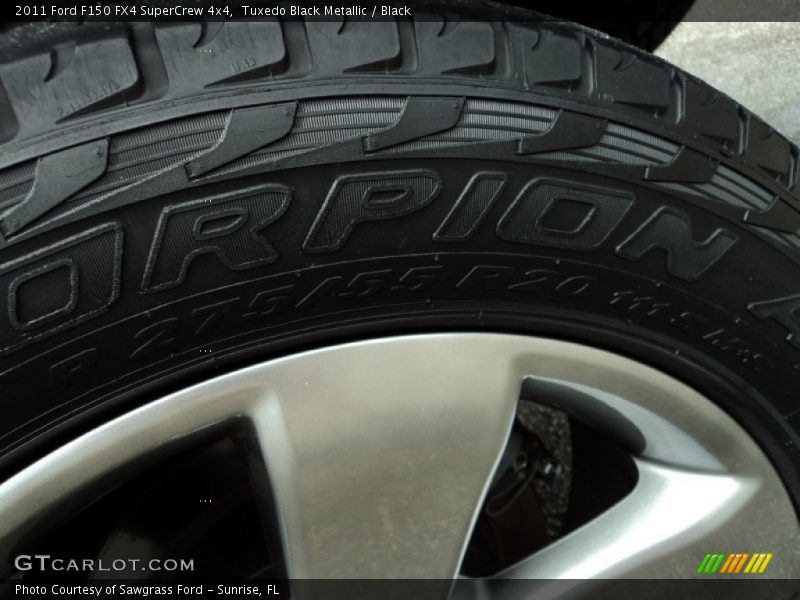 Tuxedo Black Metallic / Black 2011 Ford F150 FX4 SuperCrew 4x4