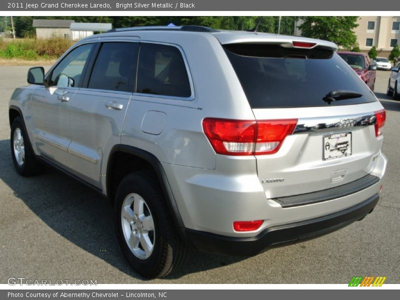 Bright Silver Metallic / Black 2011 Jeep Grand Cherokee Laredo