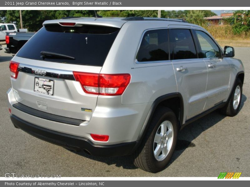 Bright Silver Metallic / Black 2011 Jeep Grand Cherokee Laredo