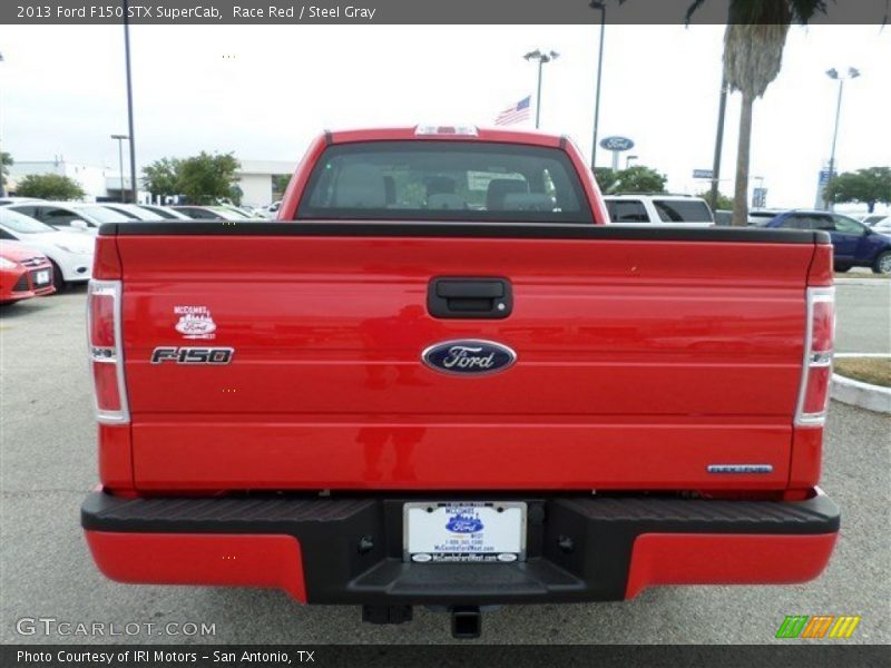 Race Red / Steel Gray 2013 Ford F150 STX SuperCab