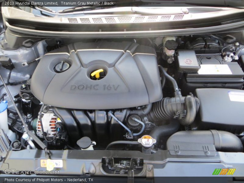 Titanium Gray Metallic / Black 2013 Hyundai Elantra Limited