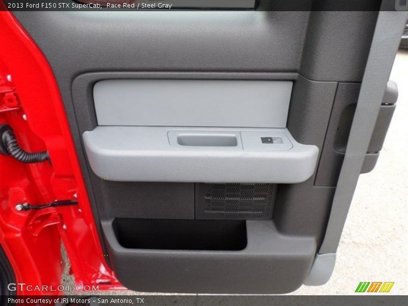 Race Red / Steel Gray 2013 Ford F150 STX SuperCab