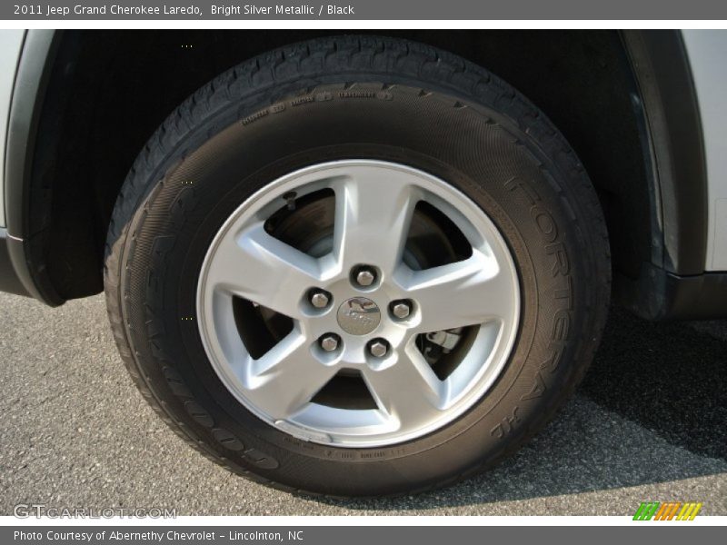 Bright Silver Metallic / Black 2011 Jeep Grand Cherokee Laredo