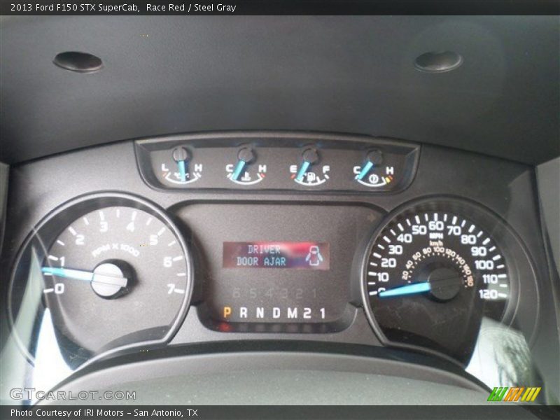 Race Red / Steel Gray 2013 Ford F150 STX SuperCab