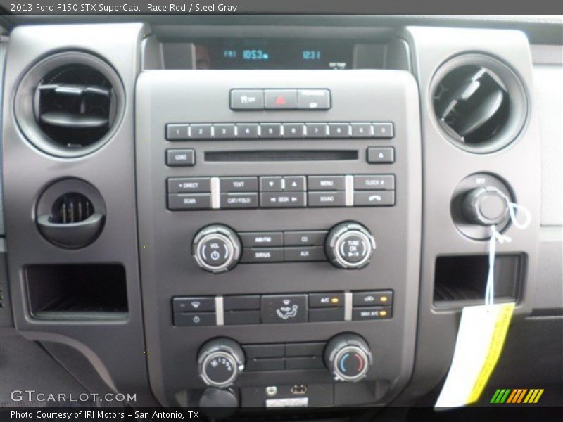 Race Red / Steel Gray 2013 Ford F150 STX SuperCab