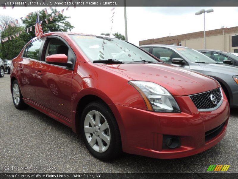 Anodized Orange Metallic / Charcoal 2010 Nissan Sentra 2.0 SR