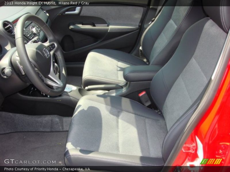 Front Seat of 2013 Insight EX Hybrid