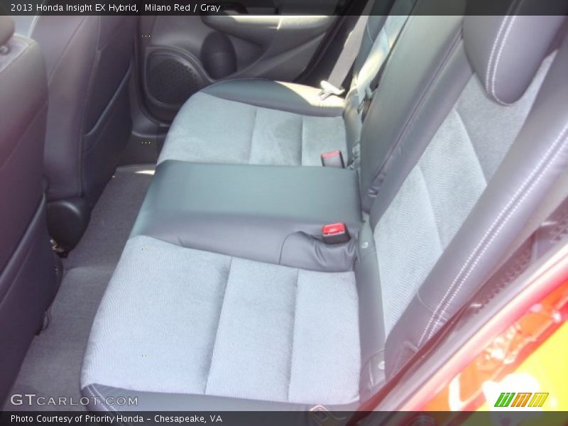 Rear Seat of 2013 Insight EX Hybrid