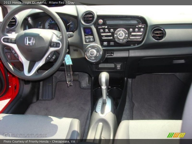 Dashboard of 2013 Insight EX Hybrid