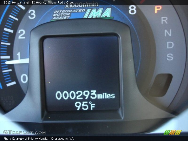 Milano Red / Gray 2013 Honda Insight EX Hybrid