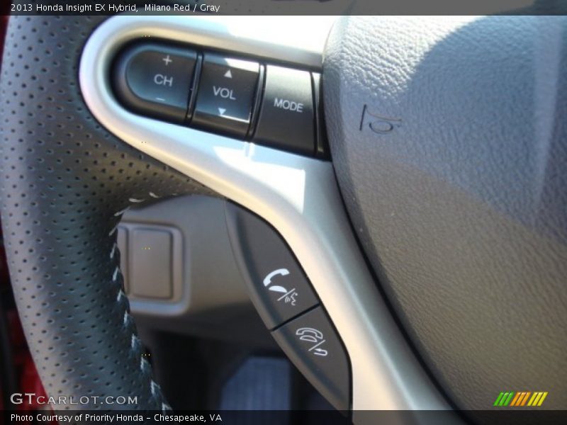 Controls of 2013 Insight EX Hybrid