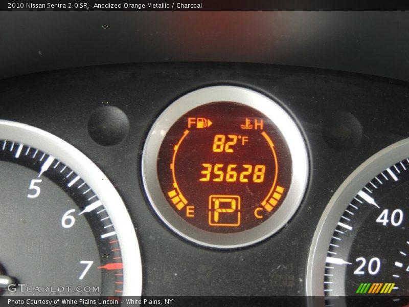 Anodized Orange Metallic / Charcoal 2010 Nissan Sentra 2.0 SR