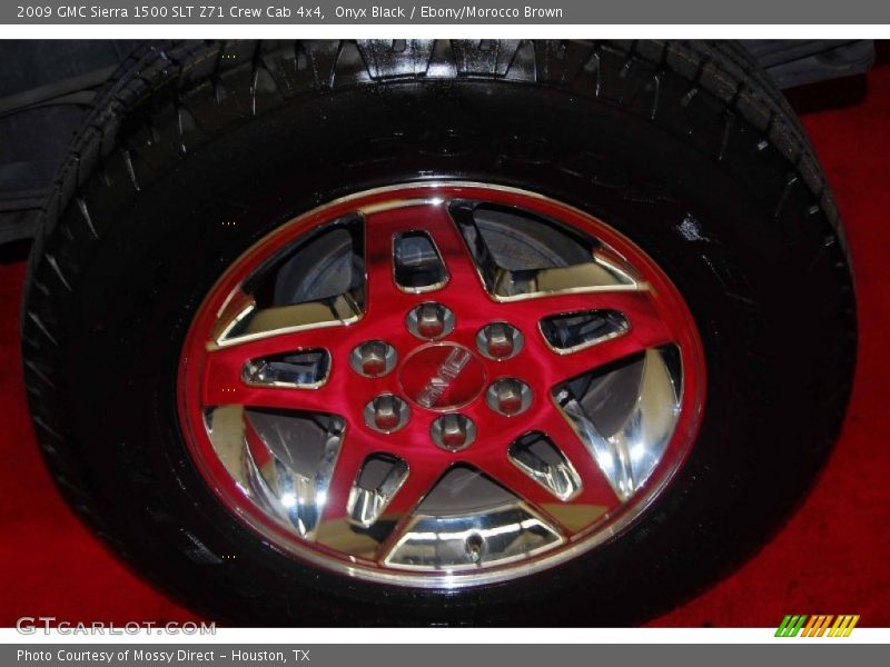 Onyx Black / Ebony/Morocco Brown 2009 GMC Sierra 1500 SLT Z71 Crew Cab 4x4