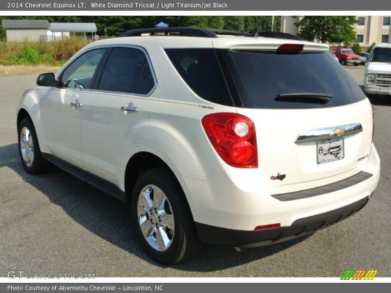 White Diamond Tricoat / Light Titanium/Jet Black 2014 Chevrolet Equinox LT