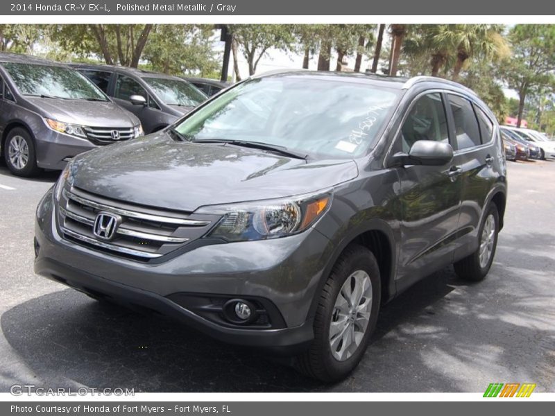 Polished Metal Metallic / Gray 2014 Honda CR-V EX-L