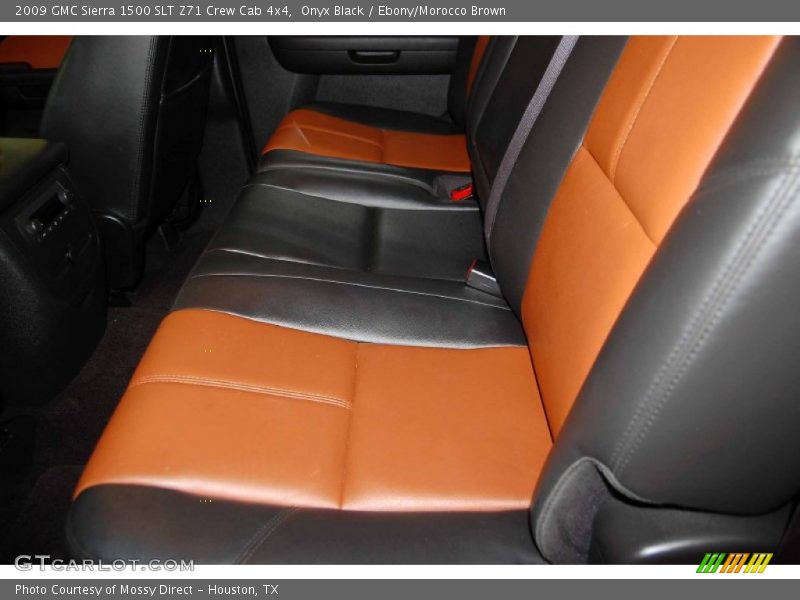Onyx Black / Ebony/Morocco Brown 2009 GMC Sierra 1500 SLT Z71 Crew Cab 4x4