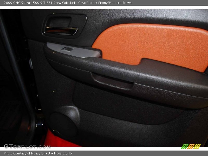 Onyx Black / Ebony/Morocco Brown 2009 GMC Sierra 1500 SLT Z71 Crew Cab 4x4