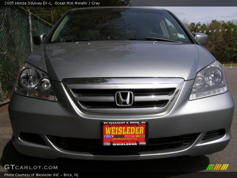 Ocean Mist Metallic / Gray 2005 Honda Odyssey EX-L