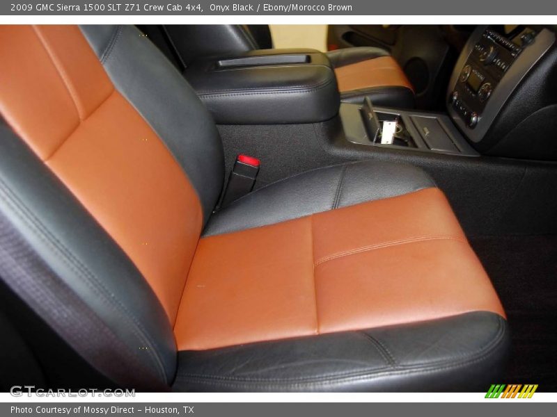 Onyx Black / Ebony/Morocco Brown 2009 GMC Sierra 1500 SLT Z71 Crew Cab 4x4