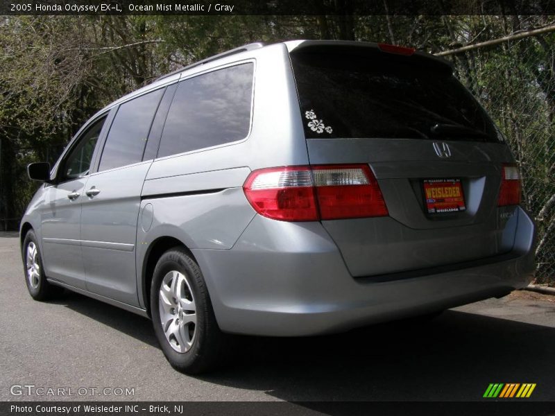 Ocean Mist Metallic / Gray 2005 Honda Odyssey EX-L