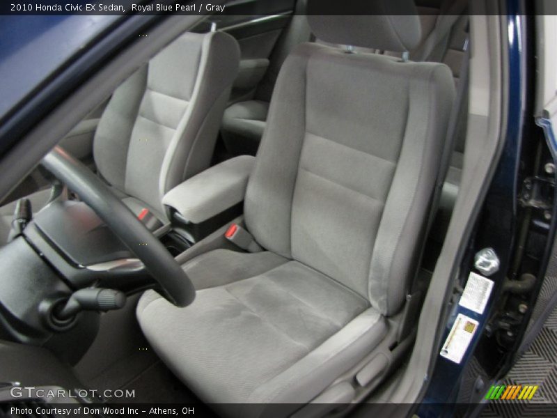 Royal Blue Pearl / Gray 2010 Honda Civic EX Sedan