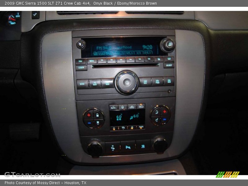 Onyx Black / Ebony/Morocco Brown 2009 GMC Sierra 1500 SLT Z71 Crew Cab 4x4