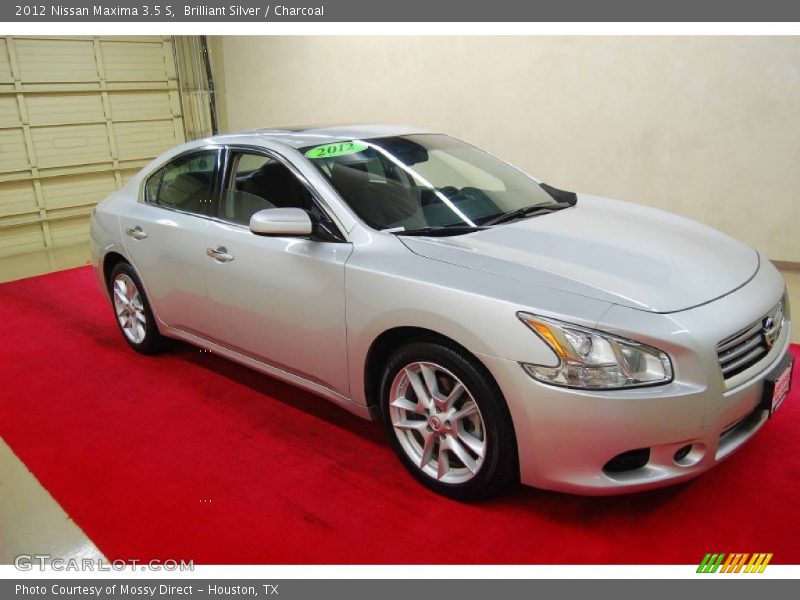 Brilliant Silver / Charcoal 2012 Nissan Maxima 3.5 S