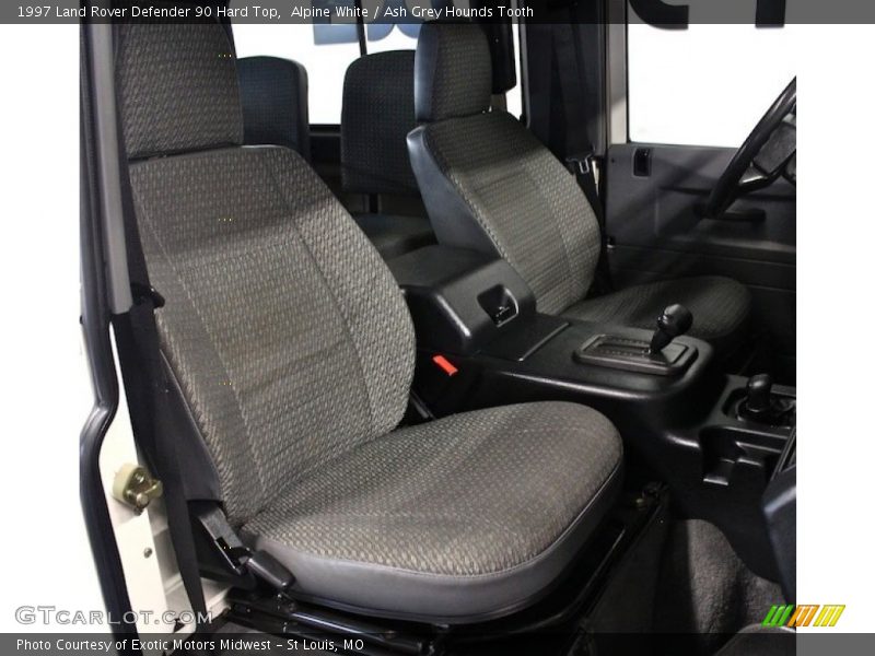 Front Seat of 1997 Defender 90 Hard Top