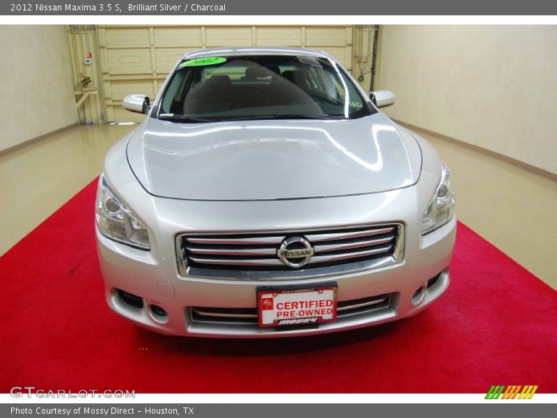 Brilliant Silver / Charcoal 2012 Nissan Maxima 3.5 S